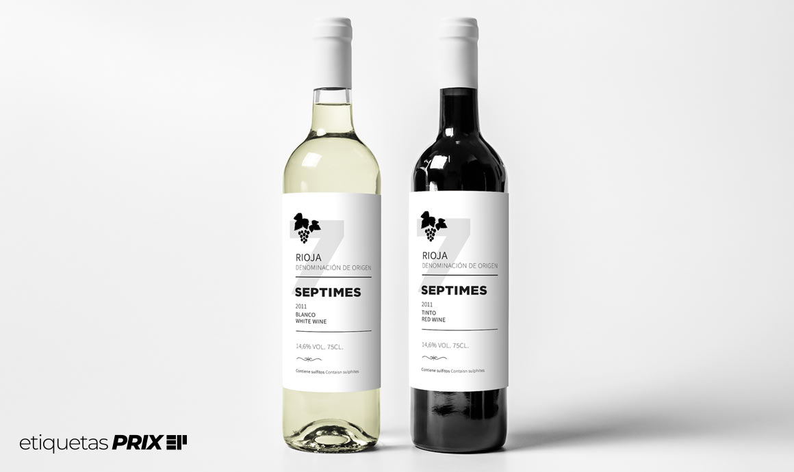 adhesivas para tus vinos | Etiquetas Prix