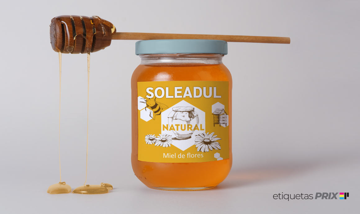 Etiquetas adhesivas para tu miel