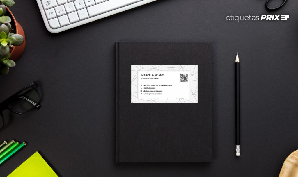 Etiquetas personalizadas para tu material de oficina | Etiquetas Prix
