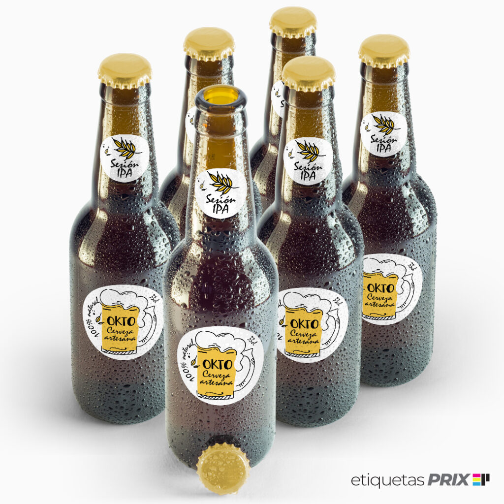 etiquetas adhesivas para cerveza