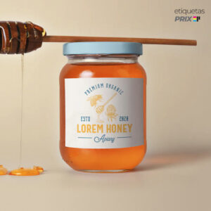 etiqueta personalizada para miel